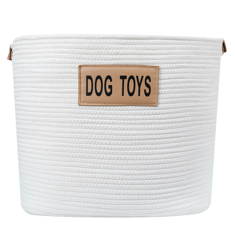 Tucker Murphy Pet™ Dog Toy Fabric Basket & Reviews Wayfair